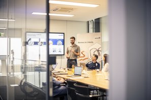 Machine training in meeting room